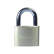 DEFENDER Brass Padlock Quad Pack 40mm Heavy Duty