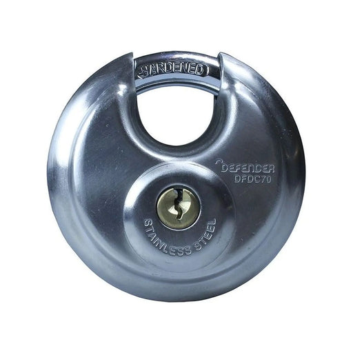 DEFENDER Discus Padlock 70mm Keyed Alike Heavy Duty
