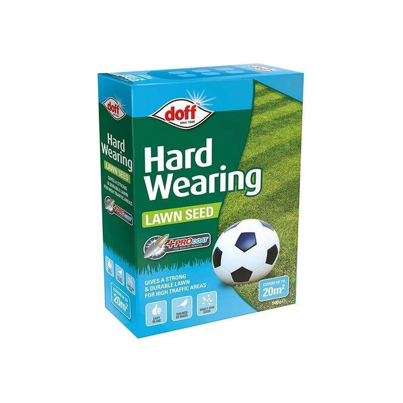 Doff Hard Wearing Lawn Seed 500g