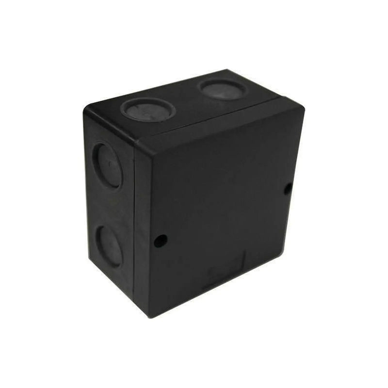 Dencon IP66 Junction Box Black 100x100mm Professional
