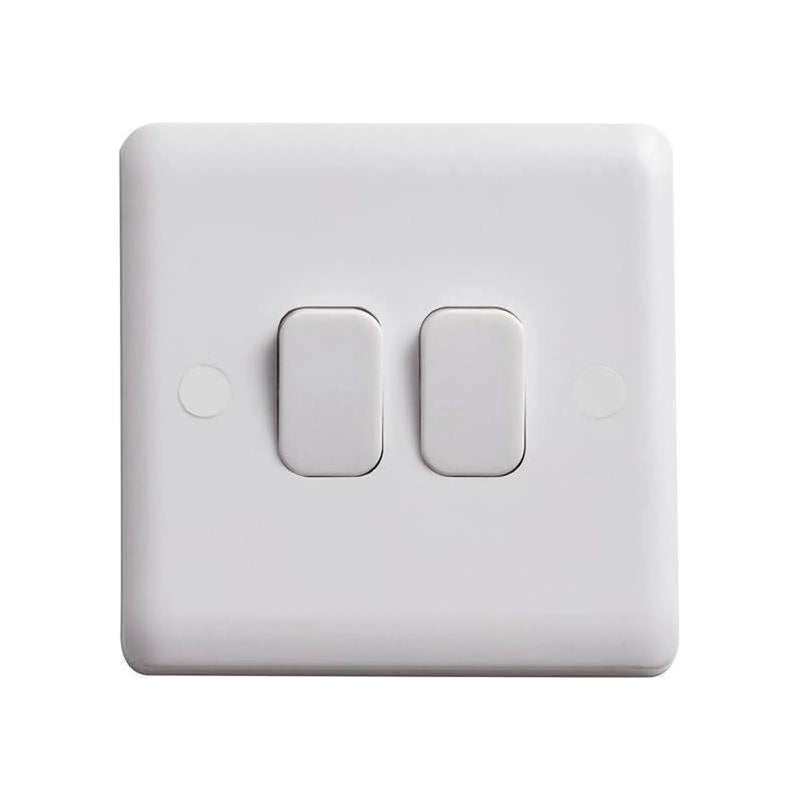 Deta Vimark 2-Gang 2-Way Light Switch
