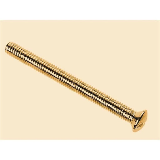 Dencon Brass Switch Socket Plate Screws 3.5 x 38mm