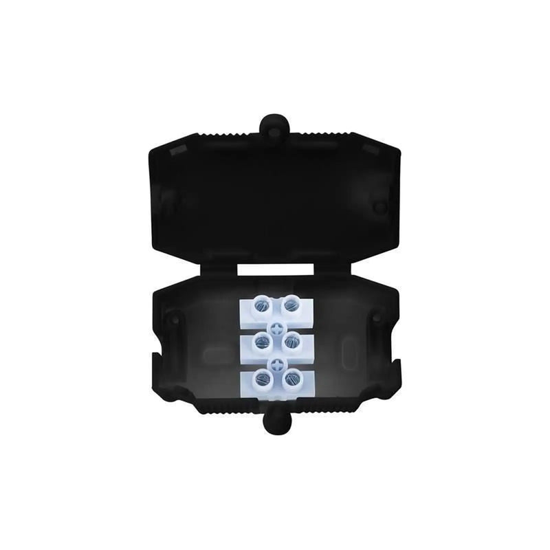 Dencon 3 Pole Connector Box 10A Black