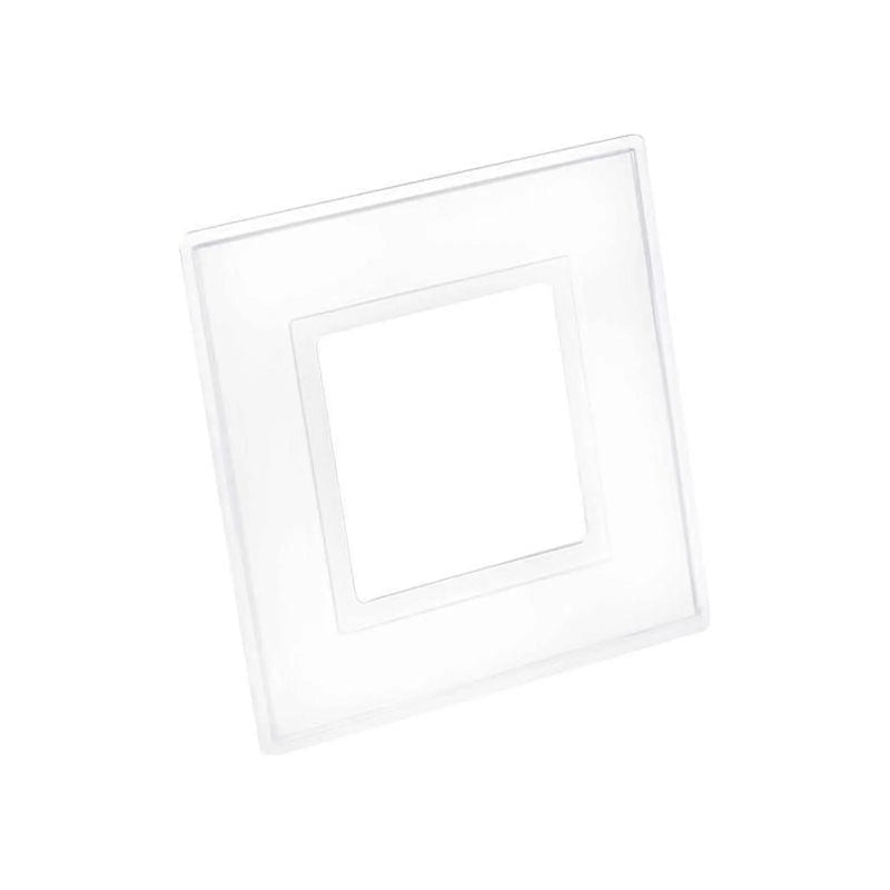 Dencon Clear Finger Plate 1-Gang Socket Pack of 2