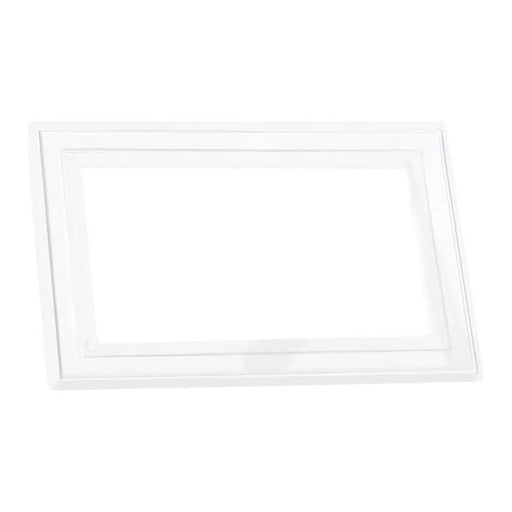 Dencon Clear Finger Plate Double Socket Screwless