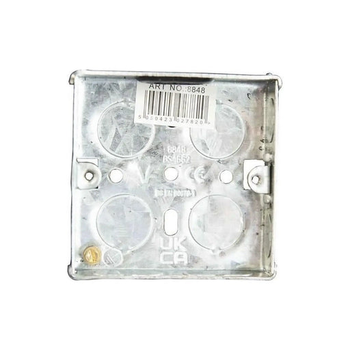 Dencon 1-Gang Metal Back Box for Electrical Wiring