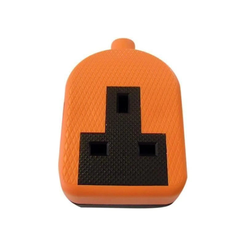 Dencon Trailing Socket 13A Heavy Duty Orange
