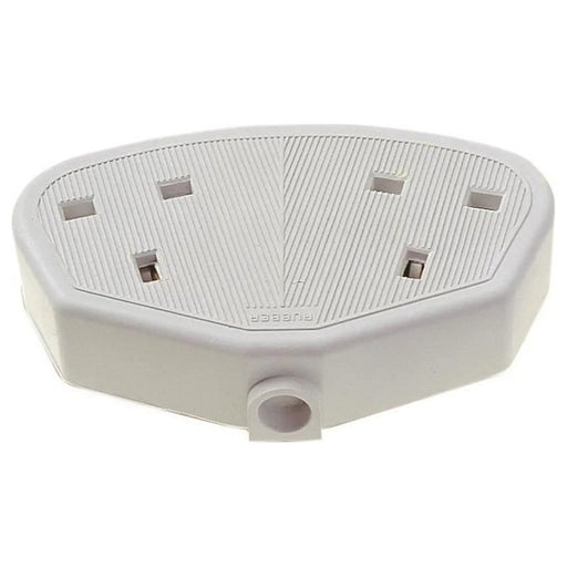 Dencon 13A 2-Gang Rubber Trailing Socket