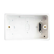 Dencon 2-Gang Pattress Box with Earth