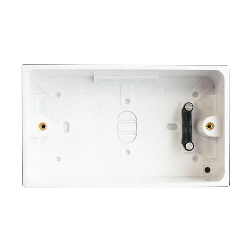Dencon 2-Gang Pattress Box with Earth