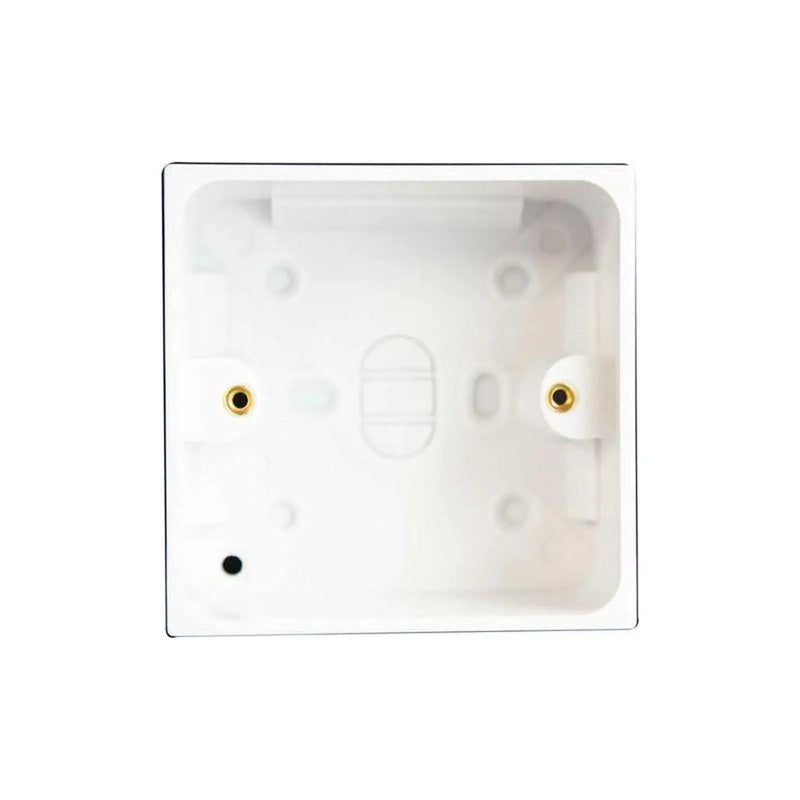 Dencon 1-Gang Pattress Box with Earth