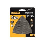 DeWALT Power Tools DeWalt Detail Sander Sheets 93x93mm 240G Pack of 5