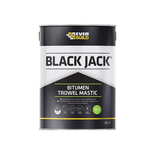 Everbuild Sika Black Jack® 903 Bitumen Trowel Mastic 5 litre