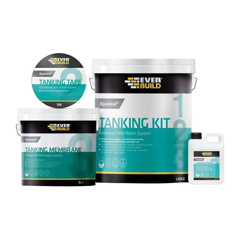 Everbuild Sika Aquaseal Wet Room System Kit 4.5m²