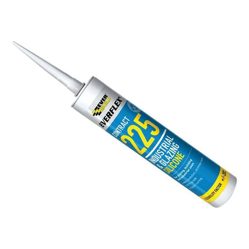 Everbuild Sika Everflex® 225 Industrial & Glazing Silicone Translucent 295ml
