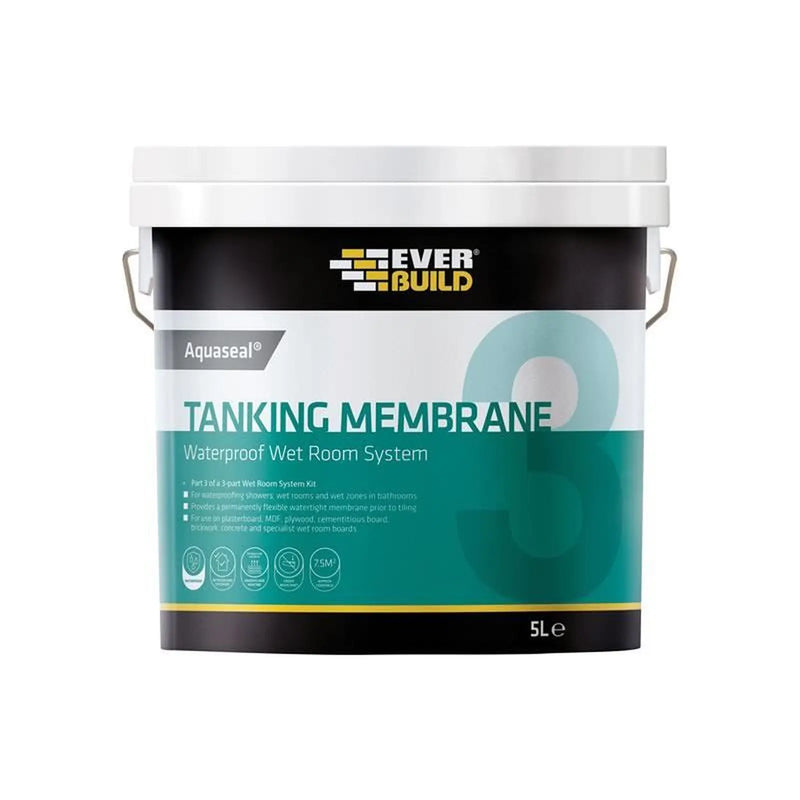 Everbuild Sika Aquaseal Waterproof Tanking Membrane 5 litre