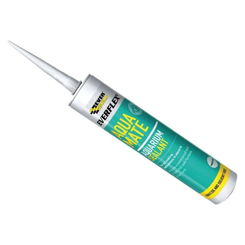Everbuild Sika Aqua Mate Silicone Transparent 295ml