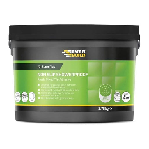 Everbuild Sika 701 Acrylic Non Slip Tile Adhesive 7.5kg