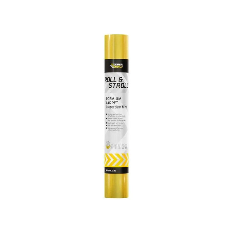 Everbuild Sika Roll & Stroll Premium Carpet Protector 600mm x 75m