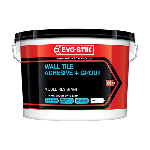 Evo-Stik Mould Resistant Wall Tile Adhesive & Grout 5 litre