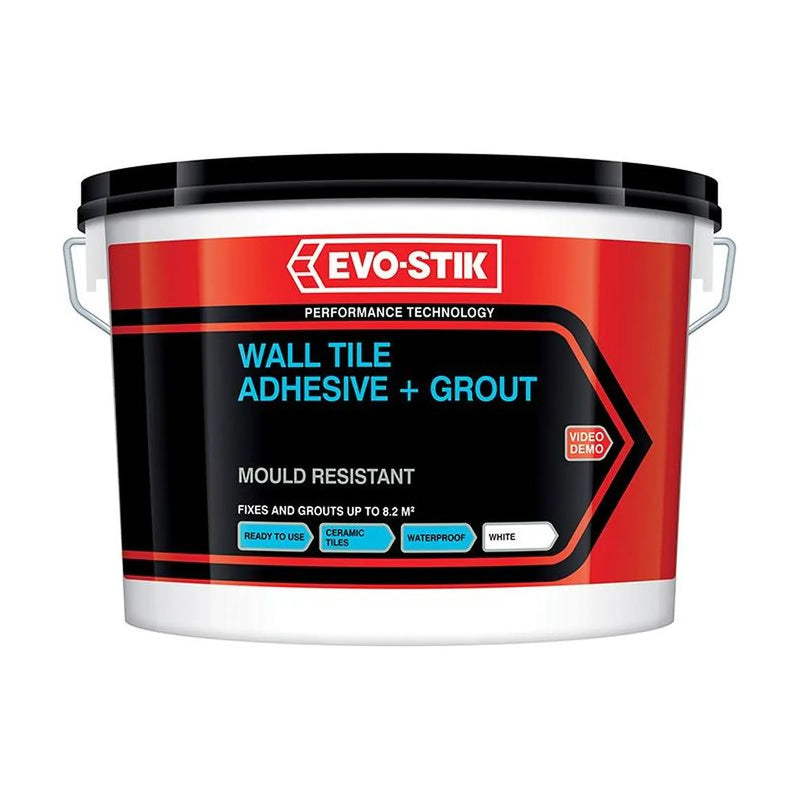 Evo-Stik Mould Resistant Wall Tile Adhesive & Grout 5 litre