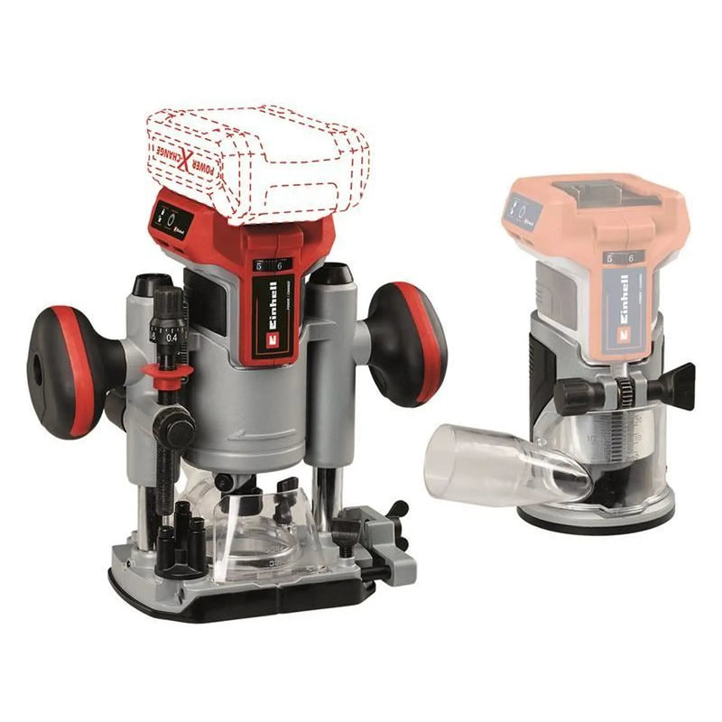 Einhell TP-RO 18 Set Li BL-Solo Power X-Change Router/Palm Router 18V Bare Unit