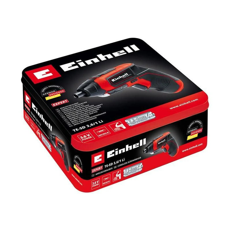 Einhell TE-SD 3.6/1 Li Cordless Screwdriver 3.6V 1 x 1.5Ah Li-ion