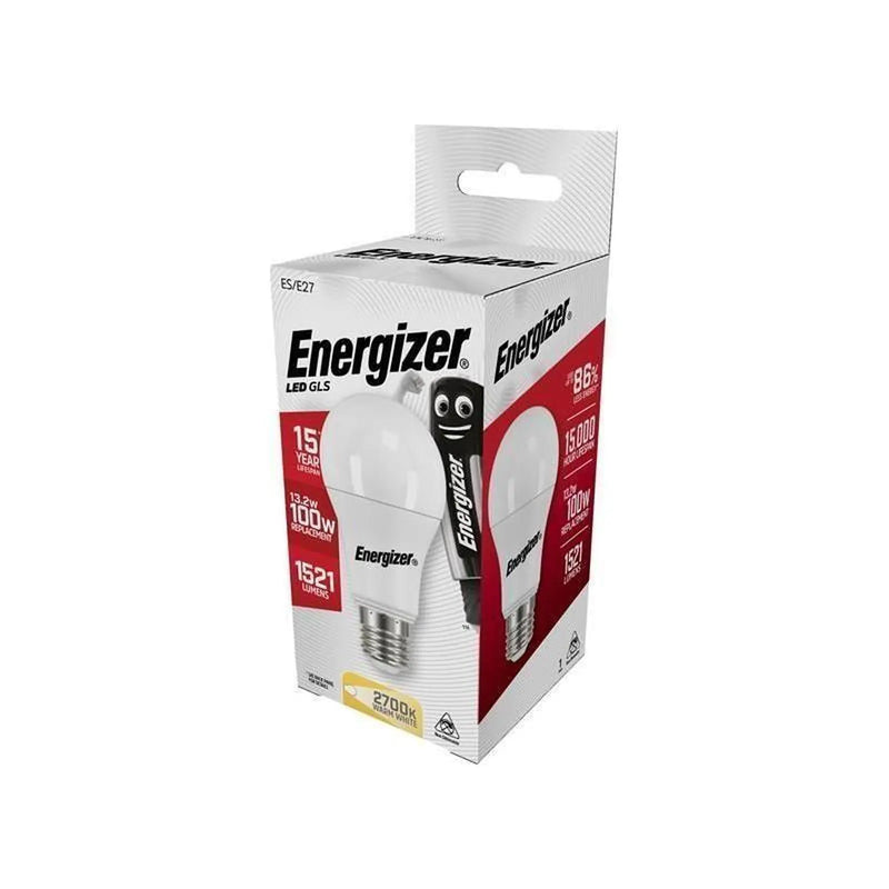 Energizer® LED ES (E27) Opal GLS Non-Dimmable Bulb, Warm White 1521 lm 13.2W