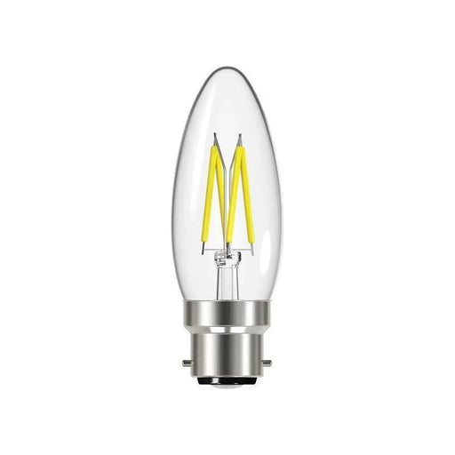 Energizer® LED BC (B22) Candle Filament Dimmable Bulb, Warm White 470 lm 4W
