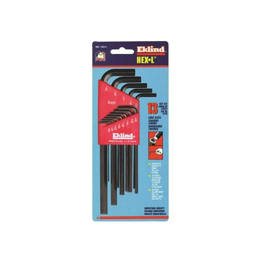 Eklind REK10213 Imperial Long Handle Hex L-Key Set, 13 Piece