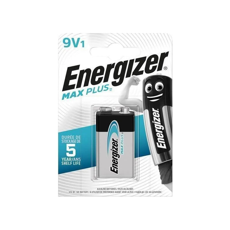 Energizer® MAX PLUS™ 9V Alkaline Battery (Pack 1)