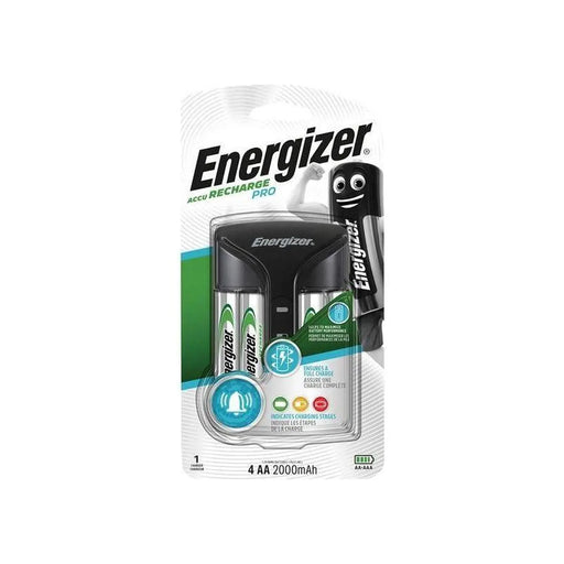 Energizer® Pro Charger plus 4 x AA 2000 mAh Batteries