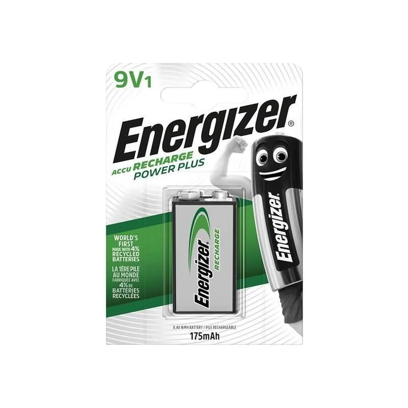 Energizer® Recharge Power Plus 9V Battery R9V 175 mAh (Single)
