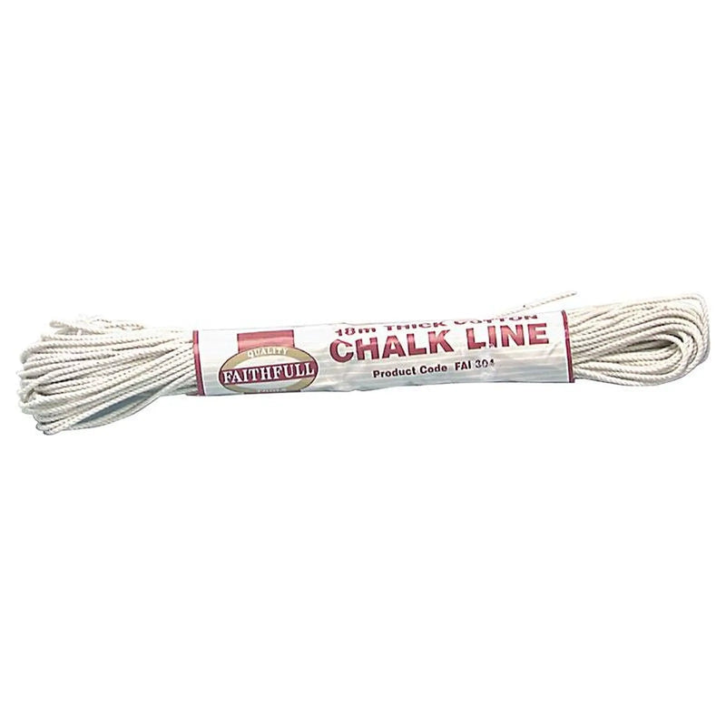Faithfull 304 Thick Cotton Chalk Line 18m (Box 12)