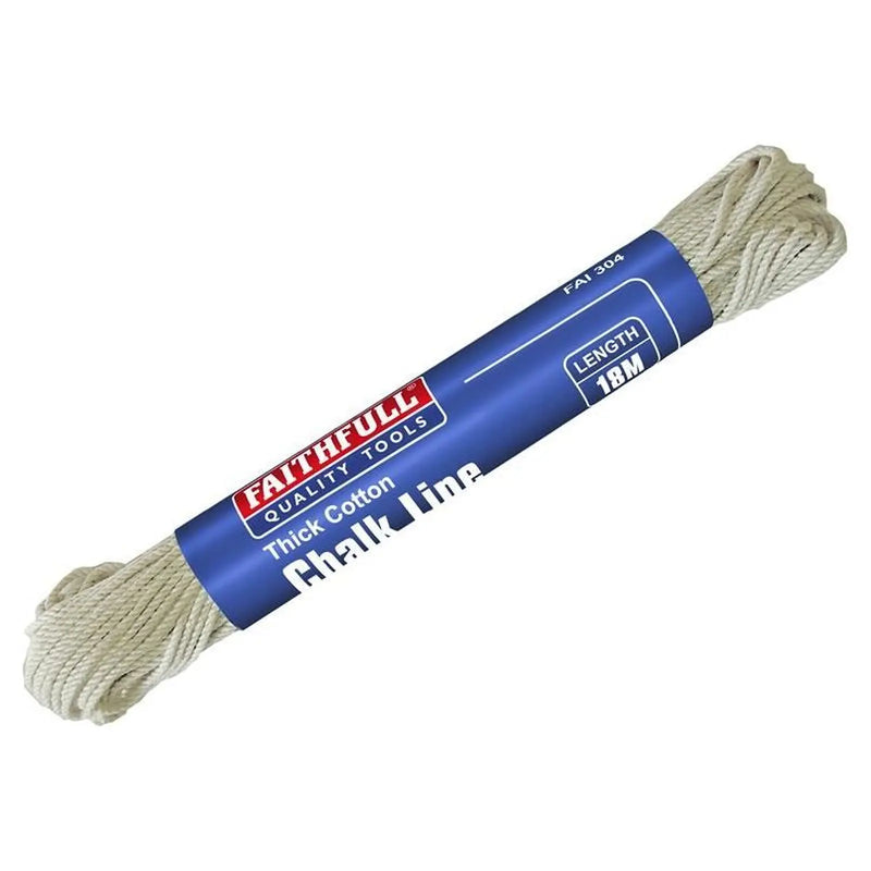 Faithfull 304 Thick Cotton Chalk Line 18m (Box 12)