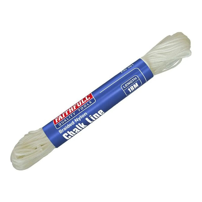 Faithfull 301 Braided Nylon Chalk Line 18m (Box 12)