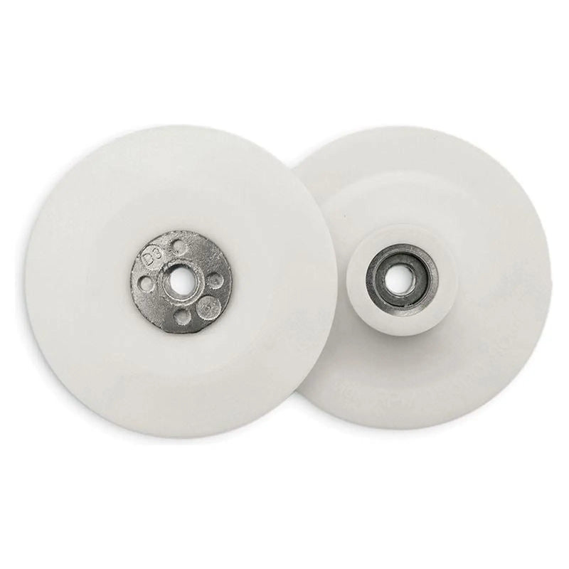 Flexipads World Class Angle Grinder Pad White 100mm (4in) 3/8 x 24 UNF