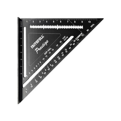 Faithfull Prestige Quick Square Black Aluminium 300mm (12in)