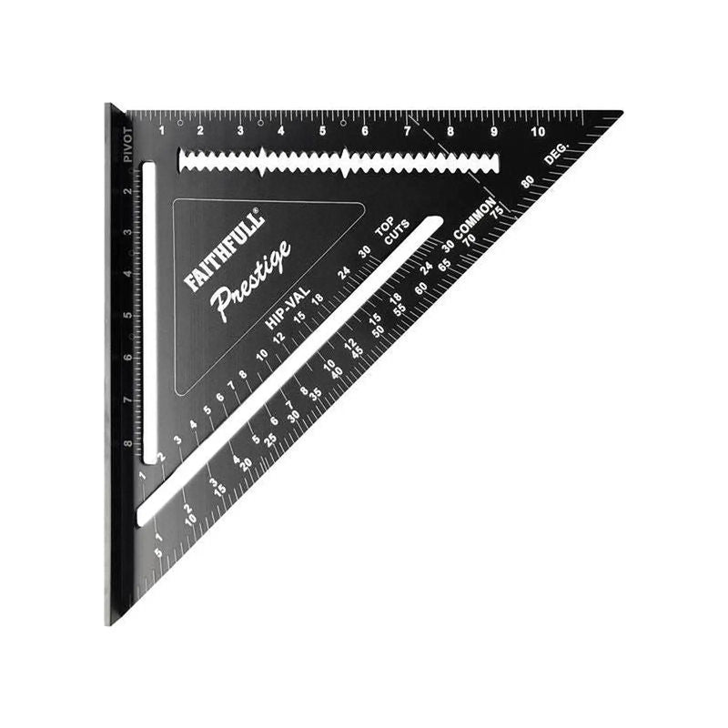 Faithfull Prestige Quick Square Black Aluminium 300mm (12in)
