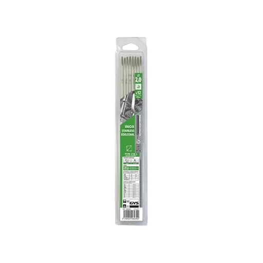 Gys Welding Stainless Steel Electrodes 316L 2.0mm (Pack 12)
