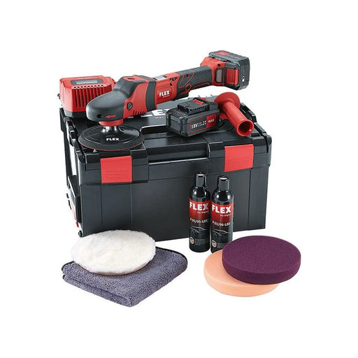 Flex Power Tools Rotary Polisher 150mm 18V 2 x 5.0Ah Li-ion