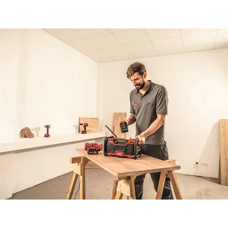 Flex Power Tools RD 10.8/18.0/230 Cordless Radio 240V & Li-ion Bare Unit