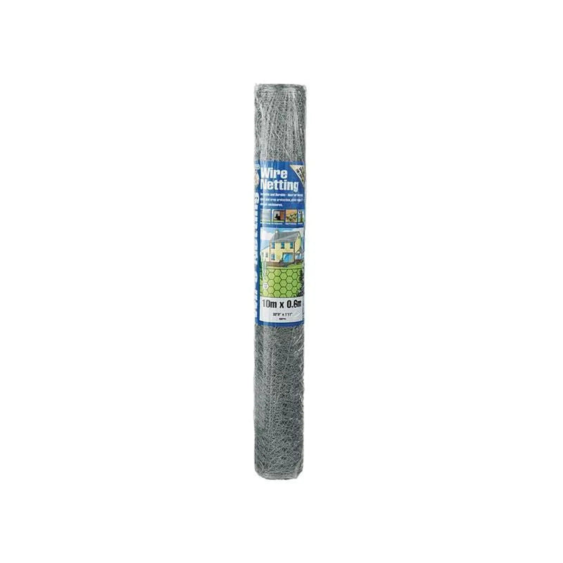 Gardman Galvanised Wire Netting 13mm² Hexagon, 10 x 0.9m