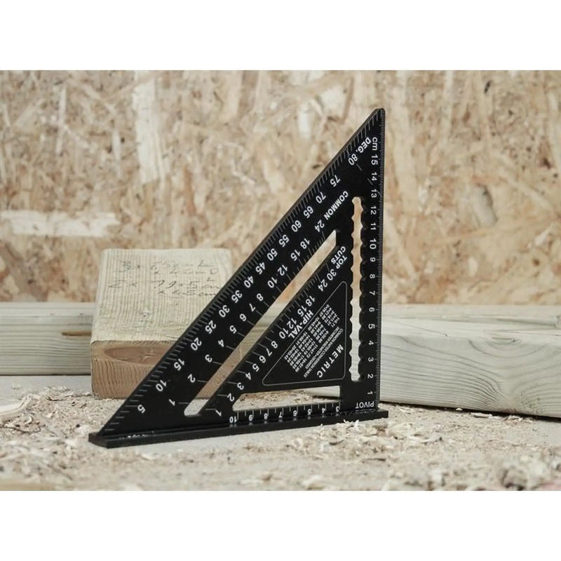 Faithfull Prestige Quick Square Black Aluminium 178mm (7in)