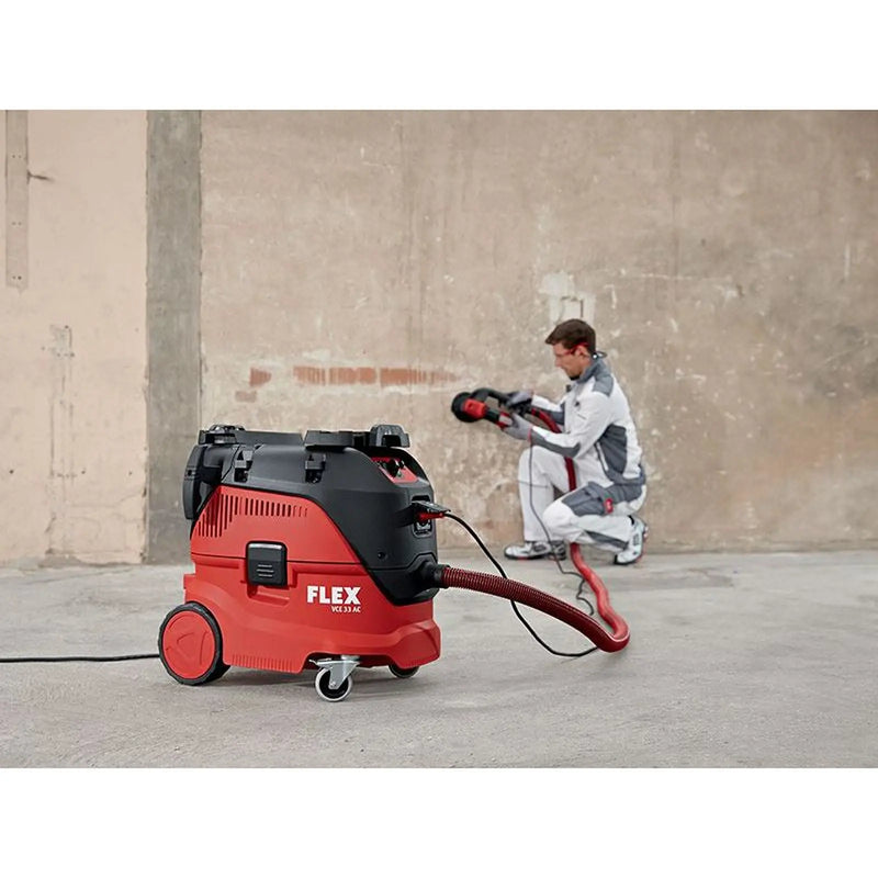 Flex Power Tools VCE 33 M AC Vacuum Cleaner M-Class with Power Take Off 1400W 110V
