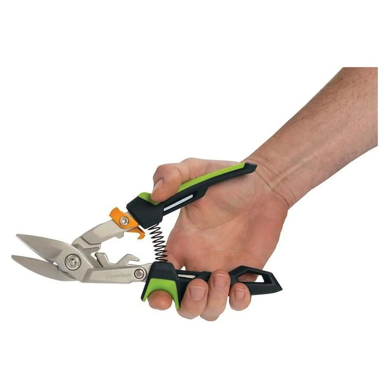 Fiskars PowerGear™ Aviation Snip Offset Right Cut 250mm (10in)