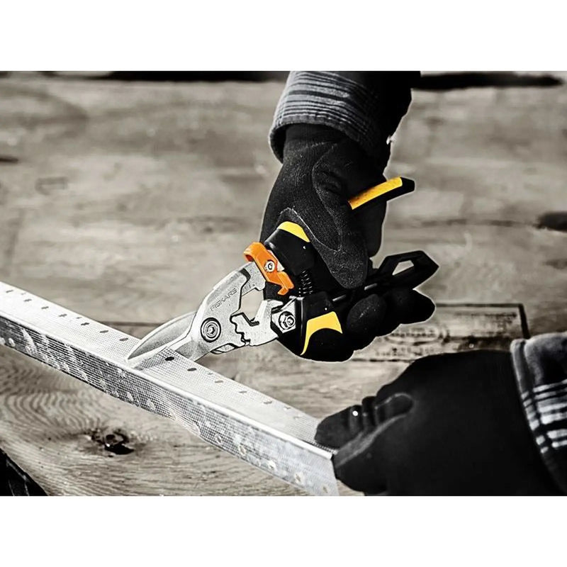 Fiskars PowerGear™ Aviation Snips Straight Cut 250mm (10in)