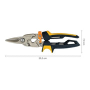 Fiskars PowerGear™ Aviation Snips Straight Cut 250mm (10in)