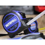 Faithfull Pro Tape Measure 8m/26ft (Width 32mm)
