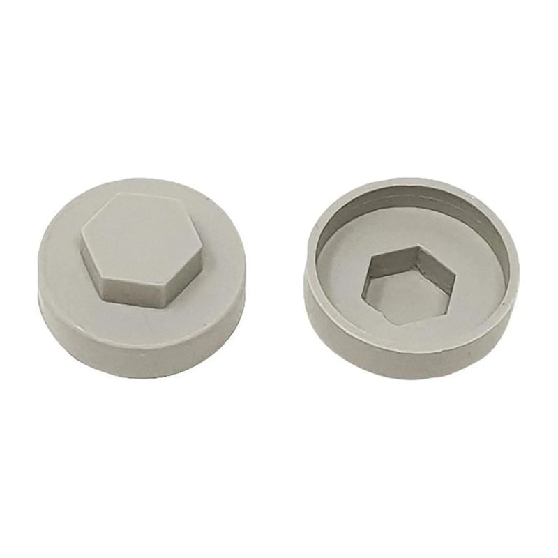 Forgefix TechFast Cover Cap Goosewing Grey 16mm (Pack 100)